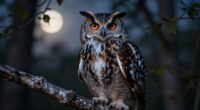 owls symbolize wisdom and omen