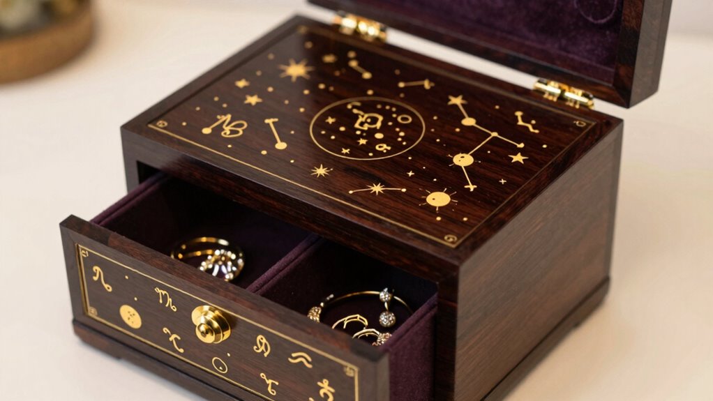personalized astrological jewelry storage