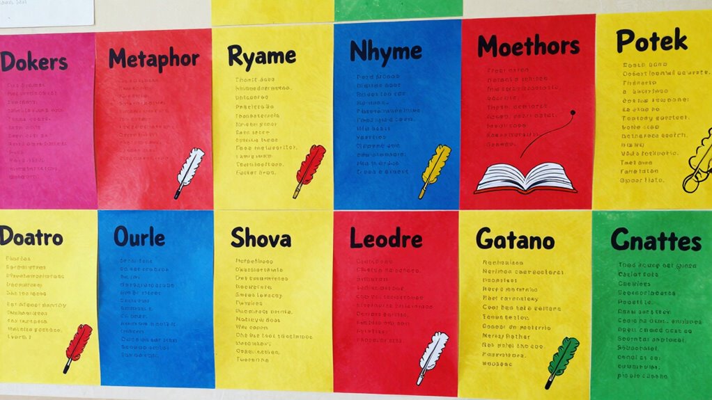 prioritize key poetry concepts