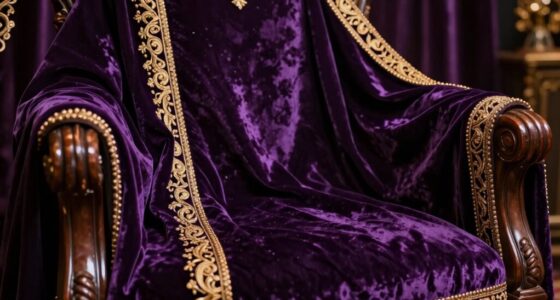 purple symbolizes royalty and mystery