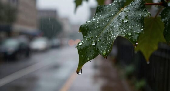rain symbolizes renewal and emotion