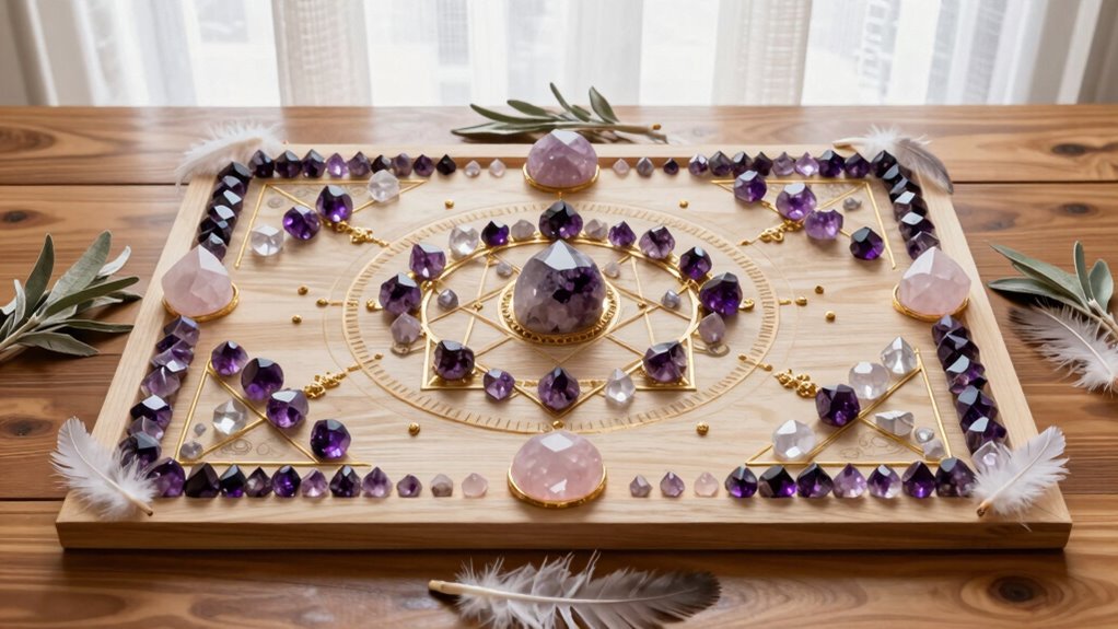 sacred crystal layout significance