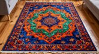 sacred floor patterned washable rugs