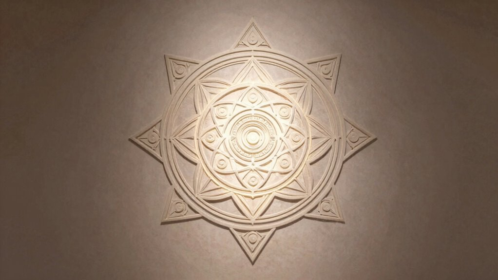 sacred geometry enhances meditation ambiance