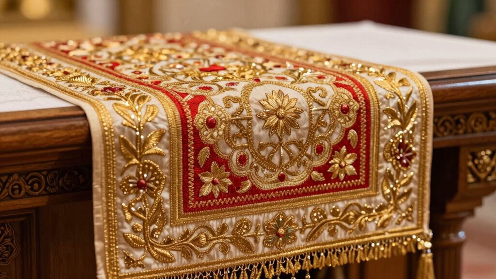 sacred textiles symbolize spiritual devotion