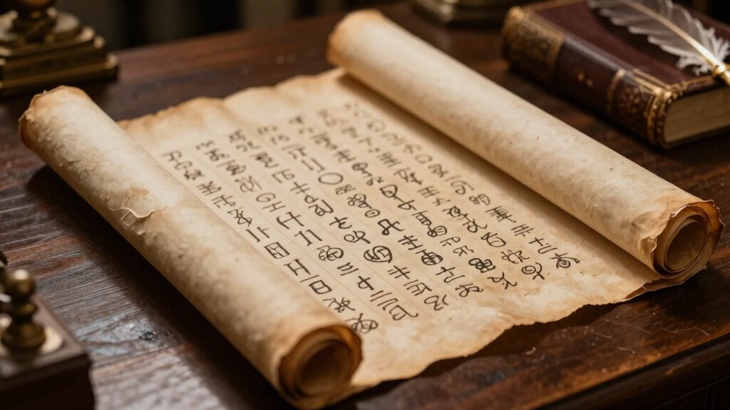 scrolls preserve cultural knowledge