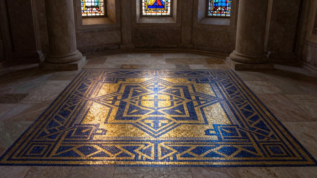 squares symbolize sacred boundaries