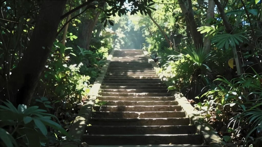 stairs symbolize spiritual ascension