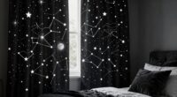 star map blackout curtains