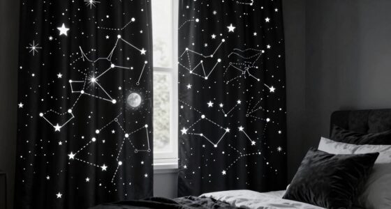 star map blackout curtains