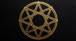 symbolic geometric wall art