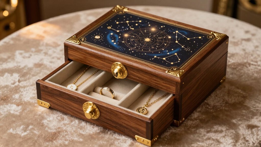 symbolic zodiac jewelry storage