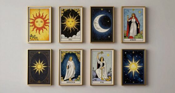 tarot card symbol decor