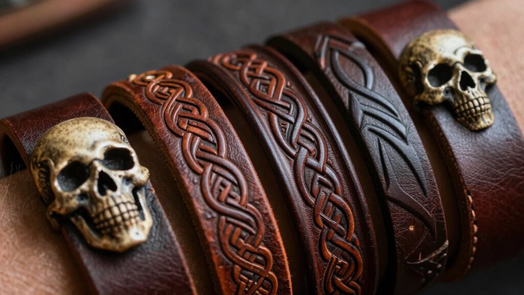 timeless men s leather symbols
