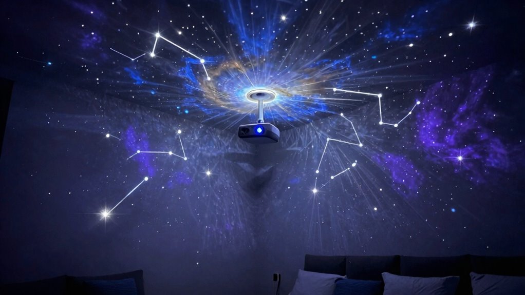 vibrant celestial projection technology