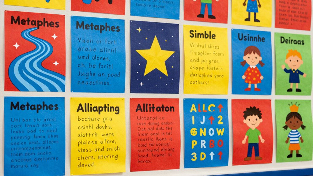 visual literary devices posters