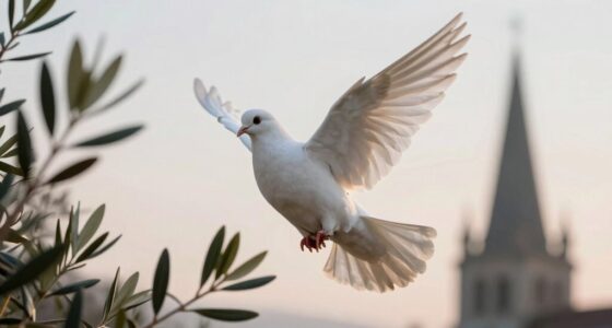 white dove symbolizes peace