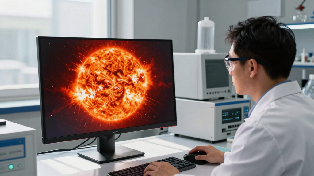 Sun Releases Strong Flare