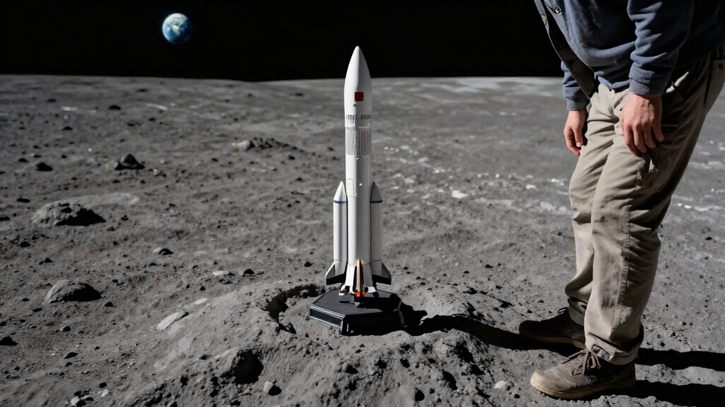 Spacex Rocket Crashes On The Moon