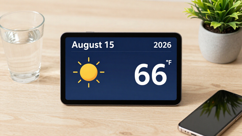 Will The Minimum Temperature Be >66° On Aug 15, 2026?