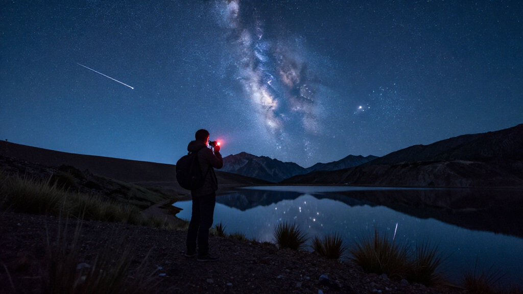 APOD: 2026 September 26 – Mirrored Meteor And Milky Way
