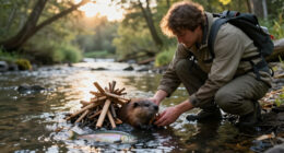 Artificial Beaver Dams Saw Juvenile Coho Salmon Survival Rates Go From 8% To 60%