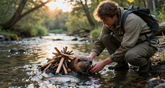 Artificial Beaver Dams Saw Juvenile Coho Salmon Survival Rates Go From 8% To 60%