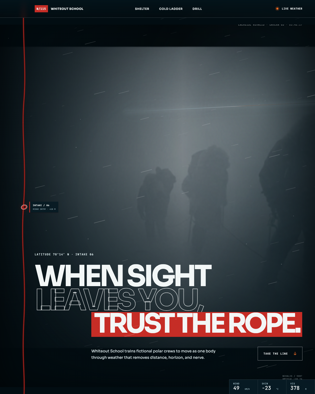 Live view of Whiteout School — Trust the Rope